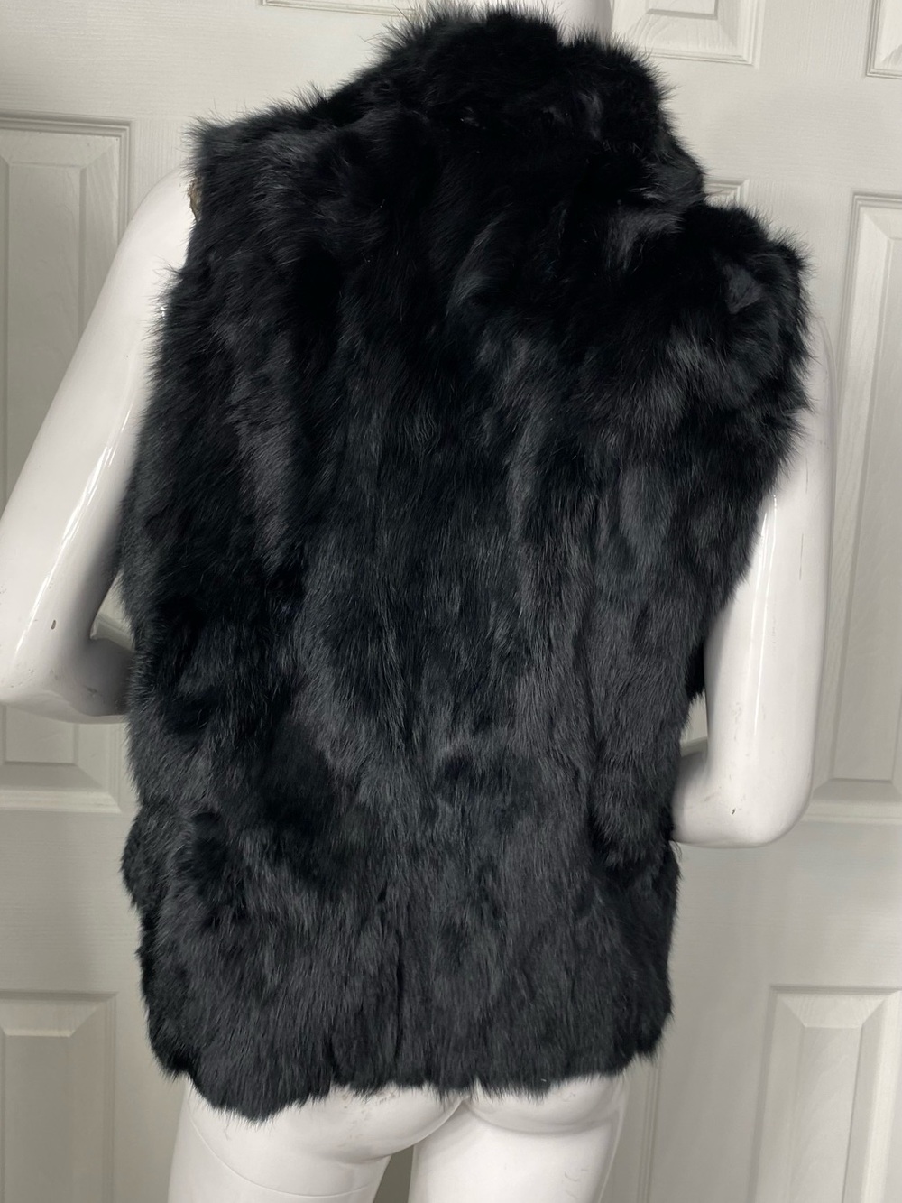 💯Rabbit Fur Zip Vest - Picture 2 of 10